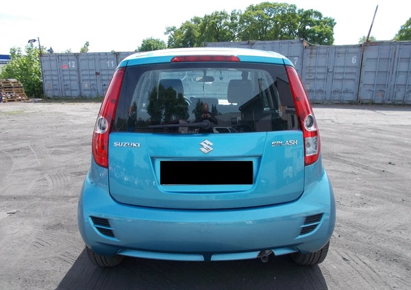 Suzuki Splash cena 23900 przebieg: 135075, rok produkcji 2013 z Iłowa małe 232